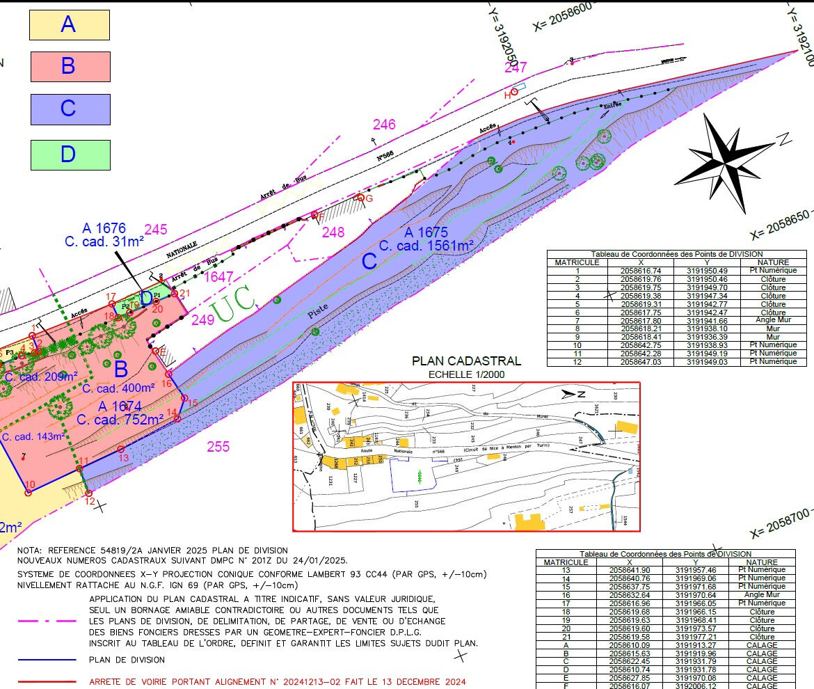 Terrain constructible à Castillon