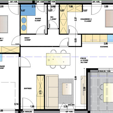 Maison 3 pièces 199000 €