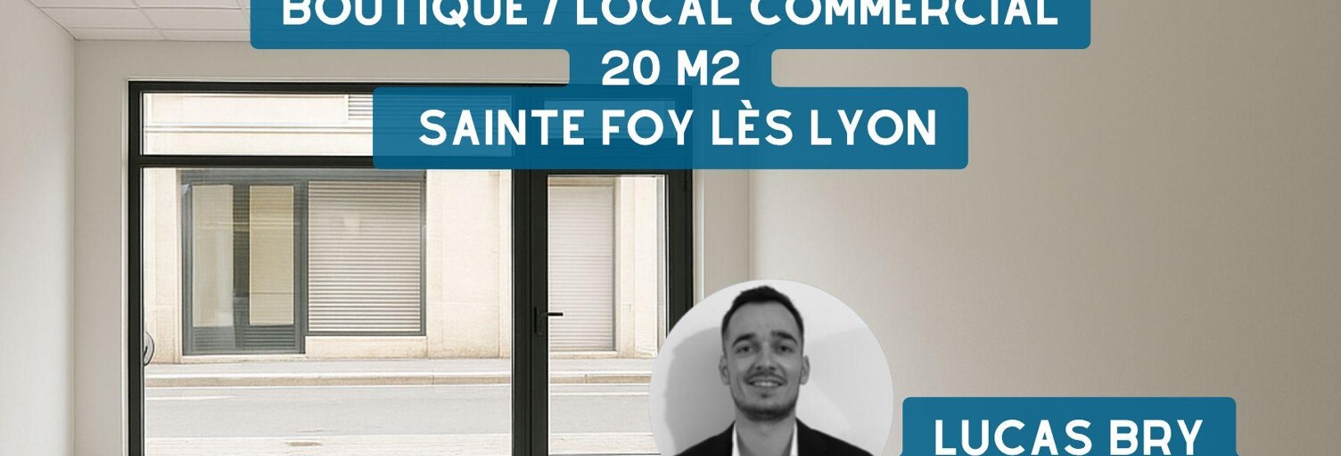 Commerce  20 m² à vendre à Sainte-Foy-lès-Lyon (69110)