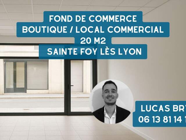 Vente Boutique/Local commercial 20 m&sup2; — photo du bien