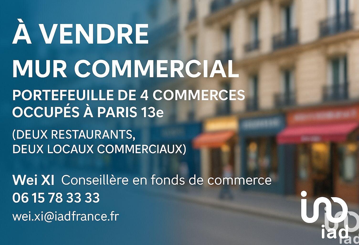 Vente Murs commerciaux 160 m&sup2; — photo 1