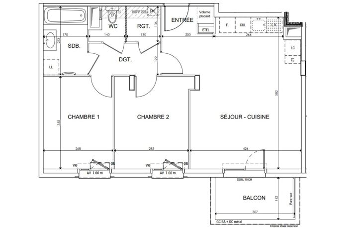 Vente Appartement 3 pièces — photo 4