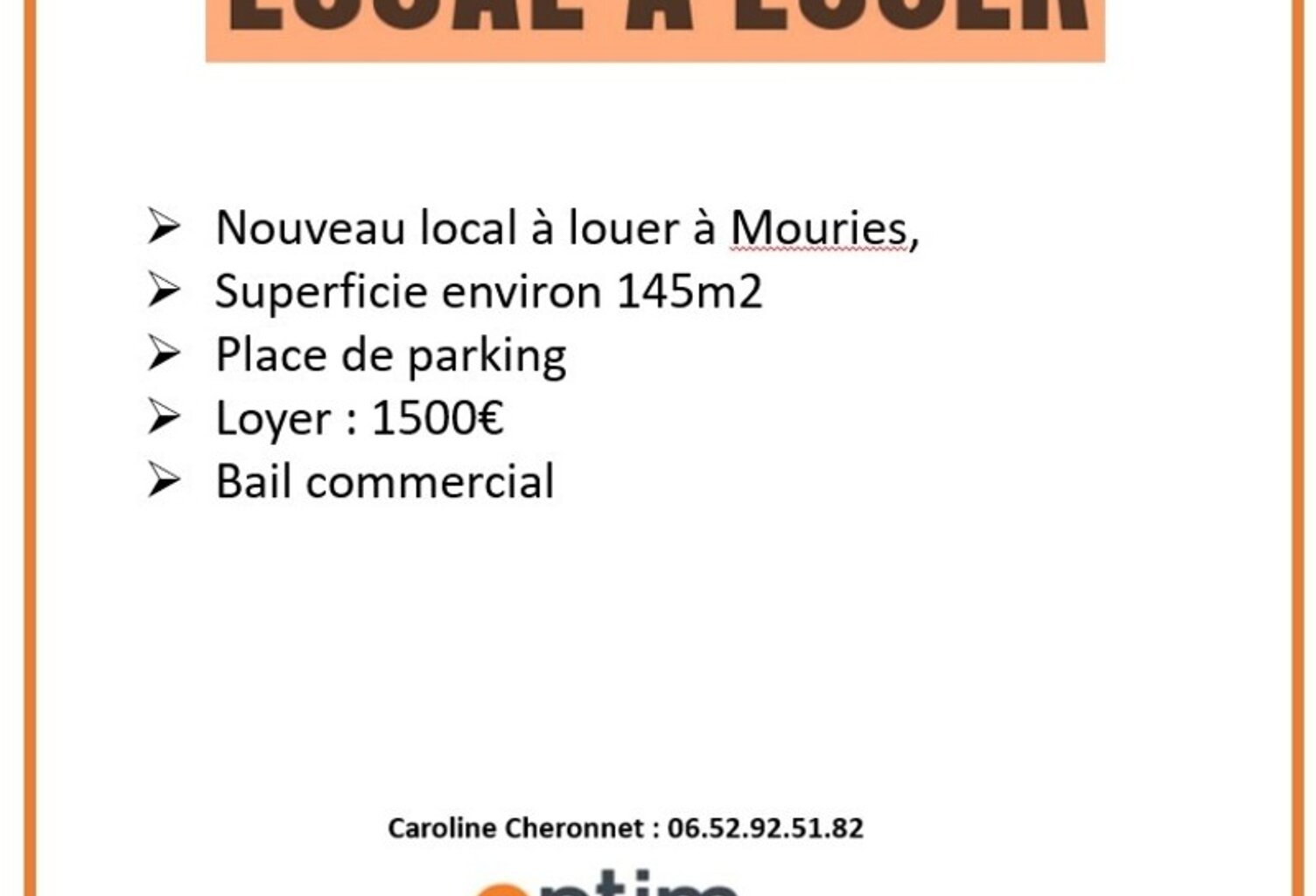 Local commercial à louer à MOURIES — photo 1