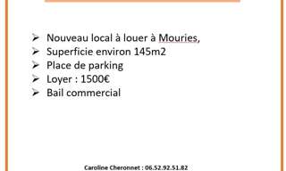 Commerce  145 m² à louer à Mouriès (13890)