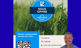 Terrain  498 m² à vendre à Étrelles (35370)