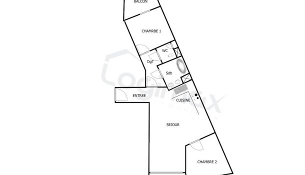 Appartement 3 pièces  à vendre Rochelle (La) 17000