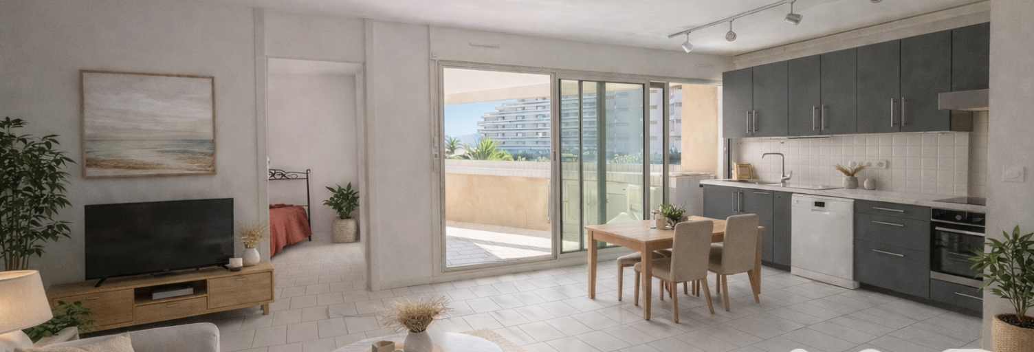 Appartement 2 Pièces 45 m² à vendre à Canet-en-Roussillon (66140)