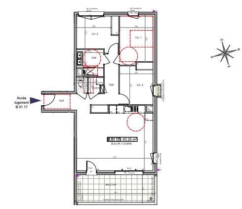 Vente Appartement 4 pièces - Photo 3