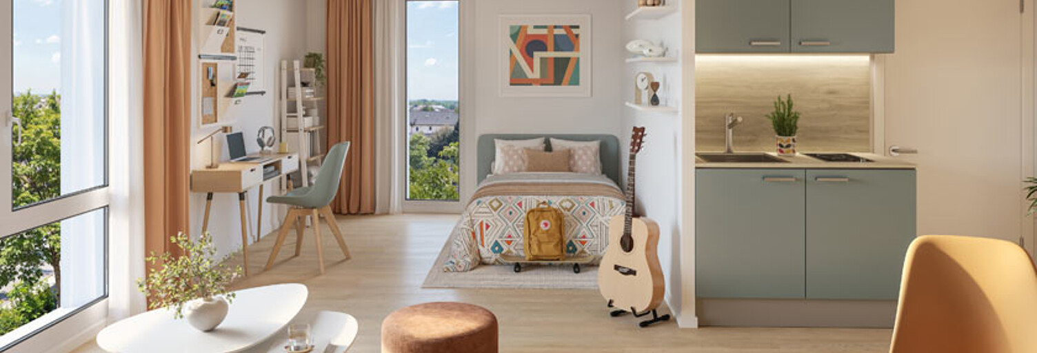 Appartement neuf T1, T2 Pièce 21 à 42 m² à vendre à La Roche-sur-Yon (85000)