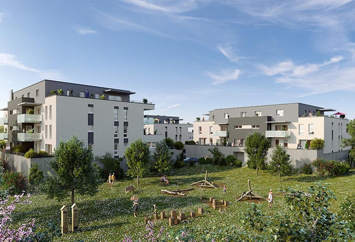 Démarrage des travaux du programme neuf Esprit Léman à Sciez - Devenez propriétaire grâce au BRS — photo 1