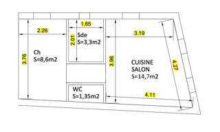 Appartement 2 Pièces 29 m² à vendre à La Flotte (17630)