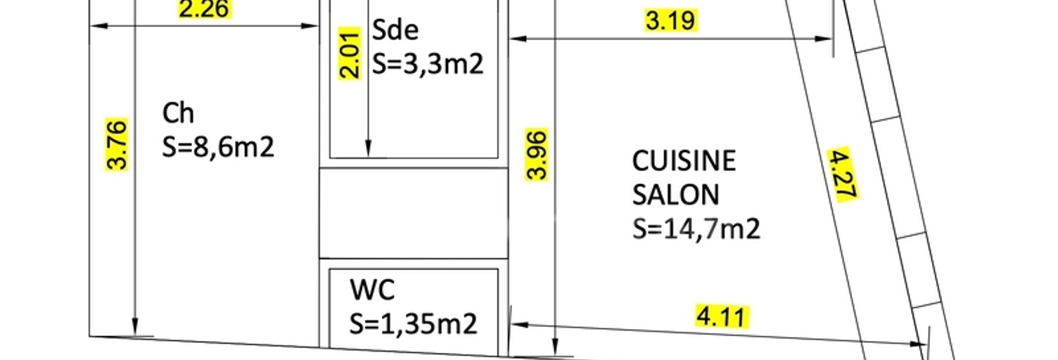 Appartement 2 Pièces 29 m² à vendre à La Flotte (17630)