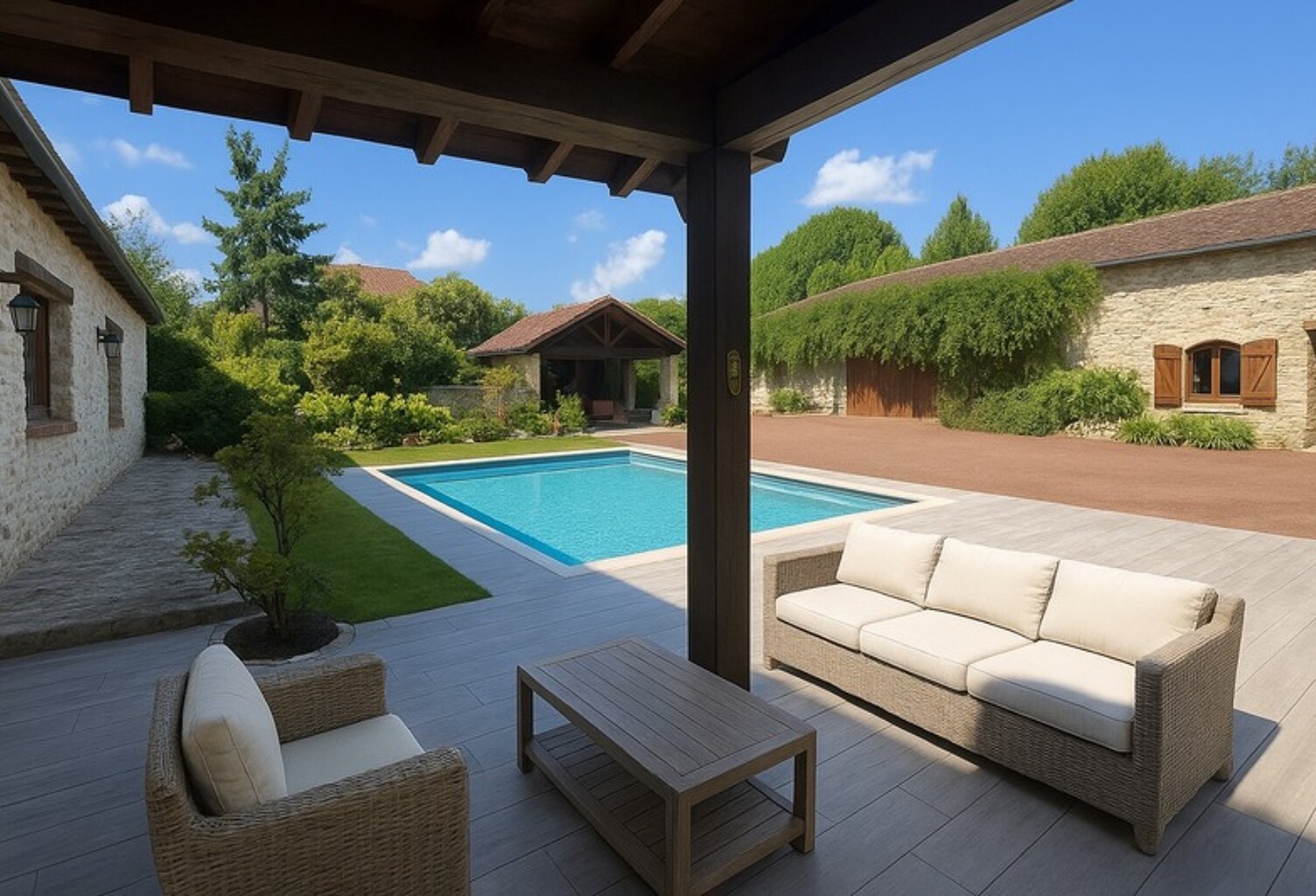 Propriete à vendre 7 pièces JOUY MAUVOISIN (78) - dépendance - garage - parcelle 2500 m² — photo 1