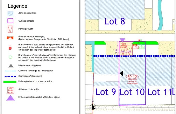 TERRAIN A BATIR DE 351 M² A L'ISLE SUR LA SORGUE — photo 5