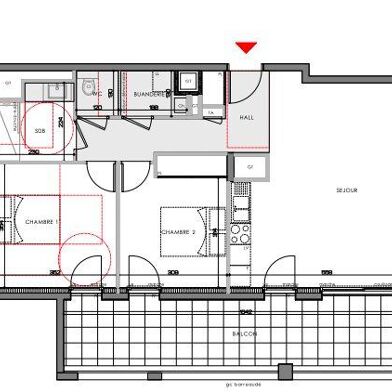 Appartement 3 pièces 285000 €