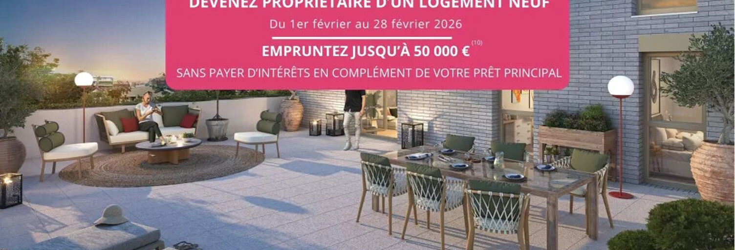 Appartement 2 Pièces 52 m² à vendre à La Courneuve (93120)