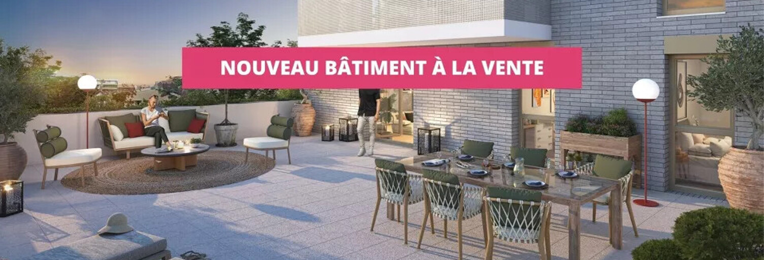 Appartement neuf T1, T2, T3, T4, T5 Pièce 28 à 104 m² à vendre à La Courneuve (93120)