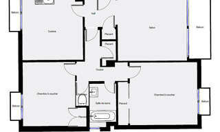 Appartement 3 Pièces 74 m² à louer à Aix-en-Provence (13090)