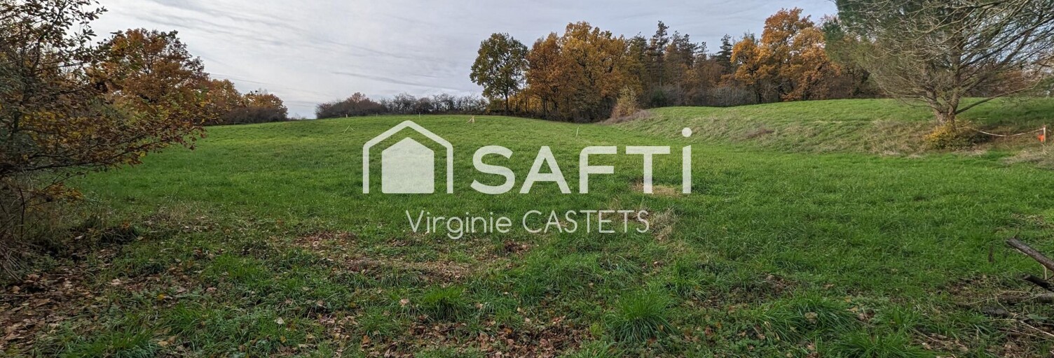 Terrain  1542 m² à vendre à La Salvetat-Belmontet (82230)