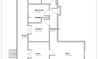 Appartement 3 Pièces 78 m² à vendre à Nay (64800)