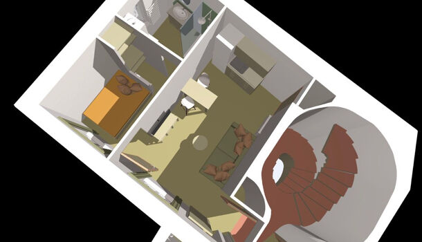 Appartement 2 pièces  à vendre Toulon 83000