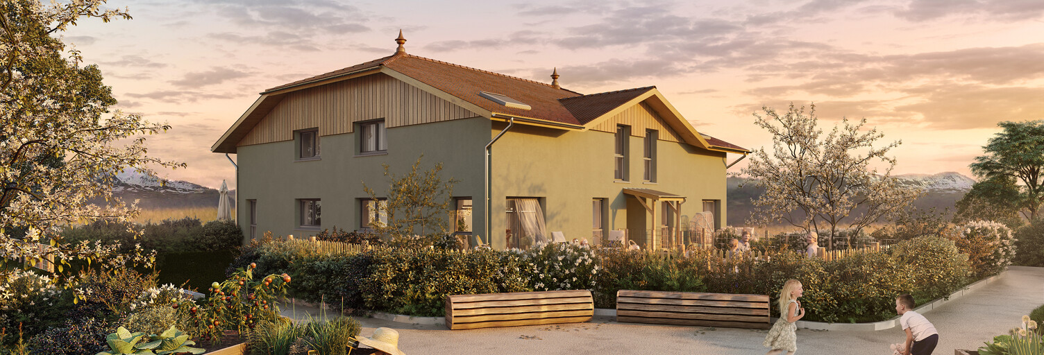 Appartement neuf T4 Pièce 91 à 102 m² à vendre à Saint-Jean-de-Tholome (74250)