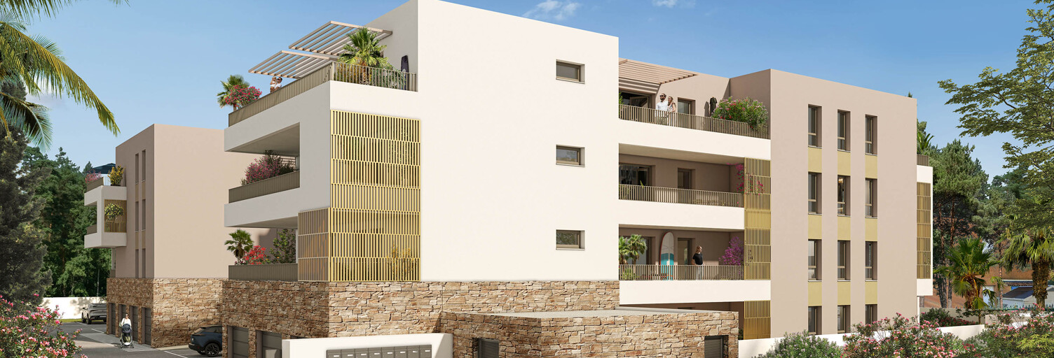 Appartement neuf T2, T3, T4 Pièce 43 à 87 m² à vendre à Valras-Plage (34350)