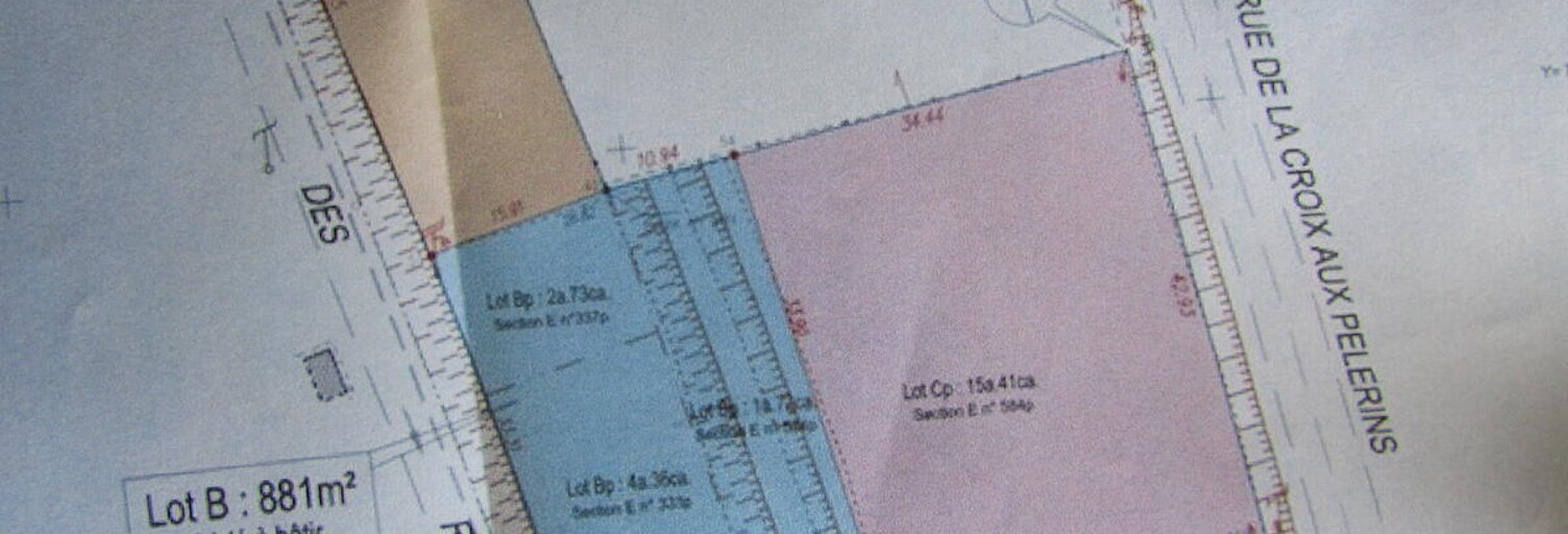 Terrain  881 m² à vendre à Cherisy (28500)