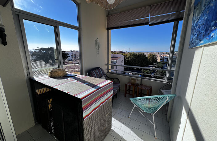 ACHAT CAP D'AGDE - QUARTIER FALAISES - T2 MEZZANINE - PARKIN — photo 3