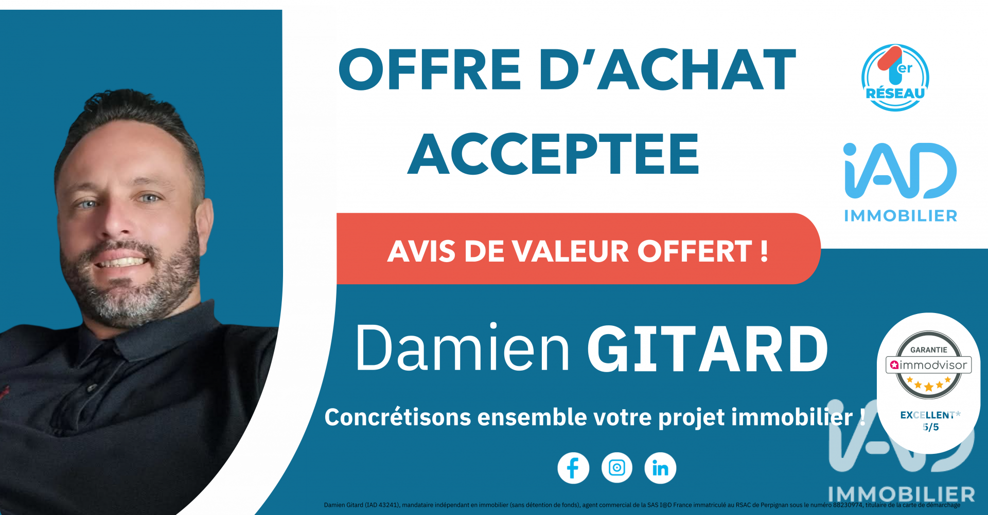 Agence immobilière de I@D FRANCE