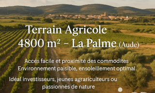 Terrain  4800 m² à vendre à La Palme (11480)