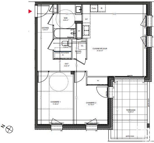 Vente Appartement 3 pièces - Photo 2