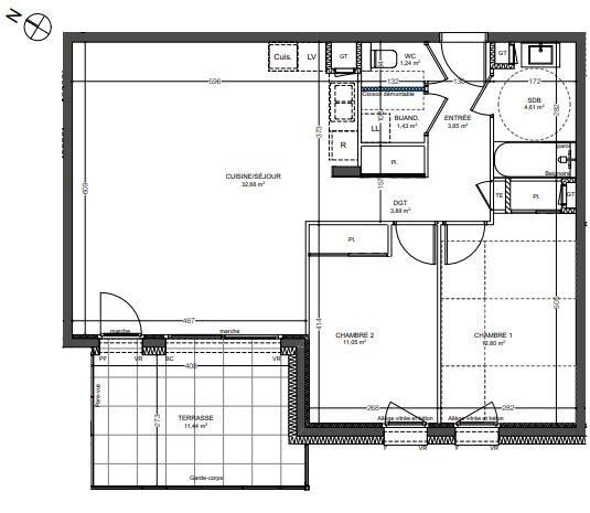 Vente Appartement 3 pièces - Photo 2
