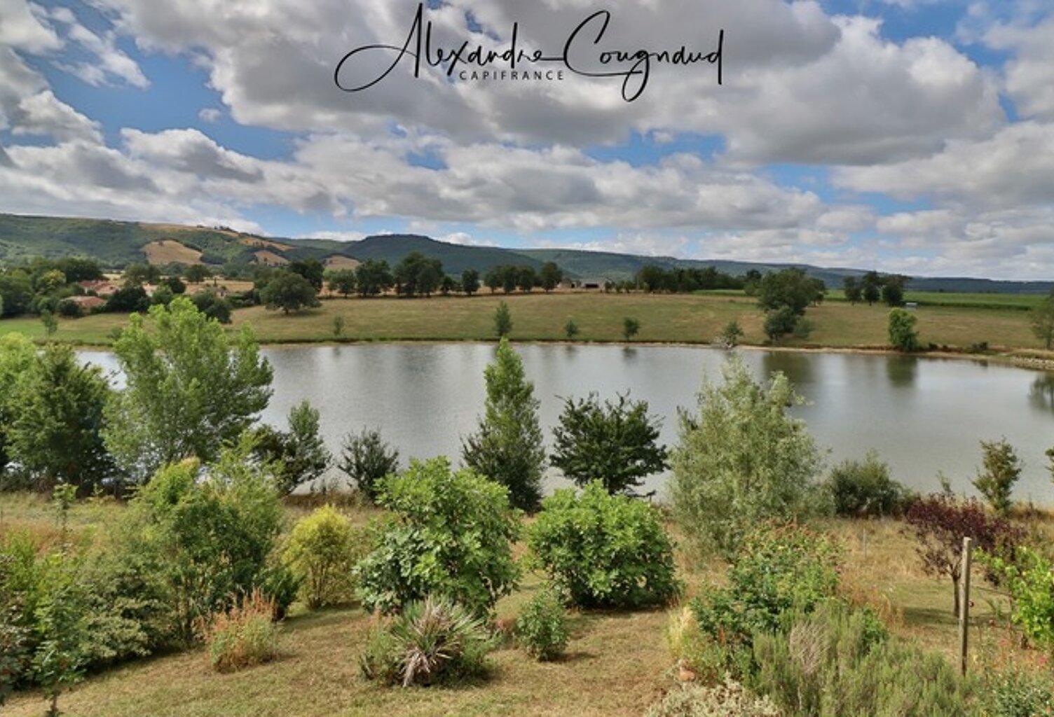 A vendre - CAHUZAC (81) - Maison contemporaine 145 m² avec sous-sol complet, terrain de 1700 m² et vue imprenable sur le lac — photo 1