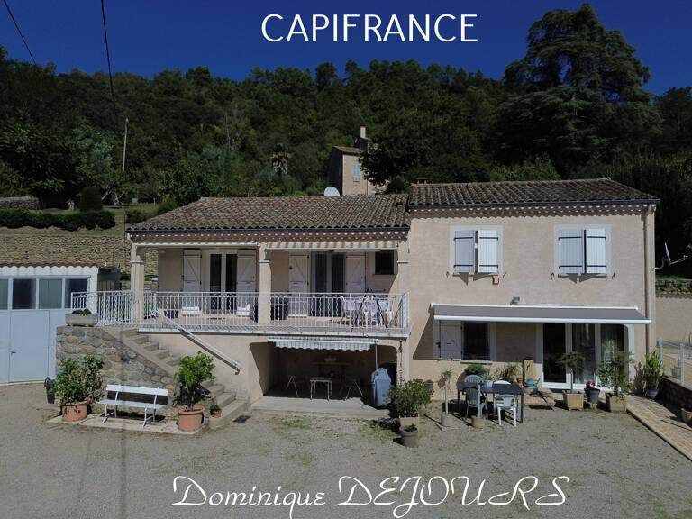 Ardèche, Vallée de l'Eyrieux, St Fortunat,grande maison et gîte à exploiter - Jardin - Source - Grand Garage — photo 1