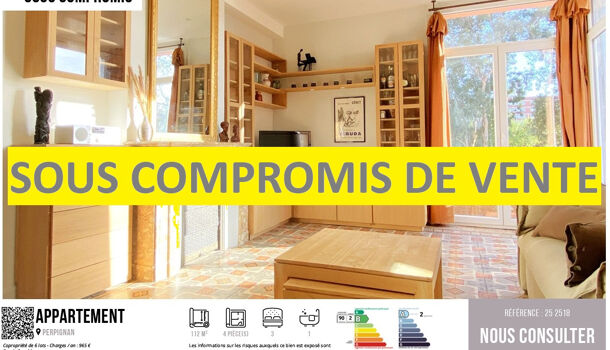 Appartement 4 pièces  à vendre Perpignan 66000