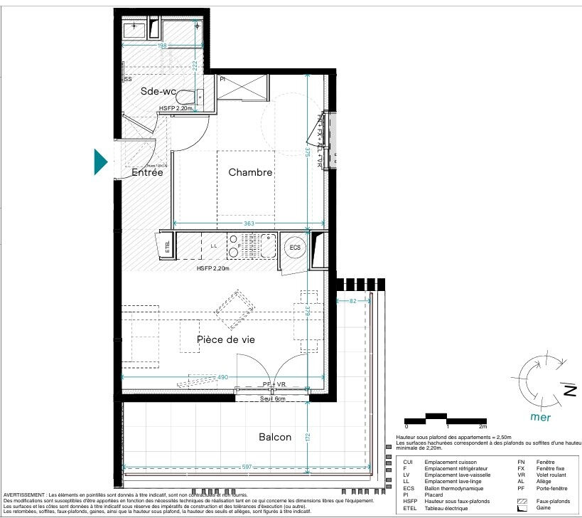 Appartement  T2 à vendre Barcarès (Le) 66420