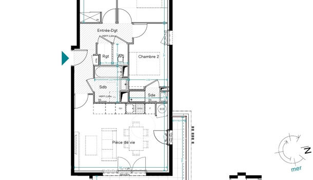Appartement 4 pièces  à vendre Barcarès (Le) 66420