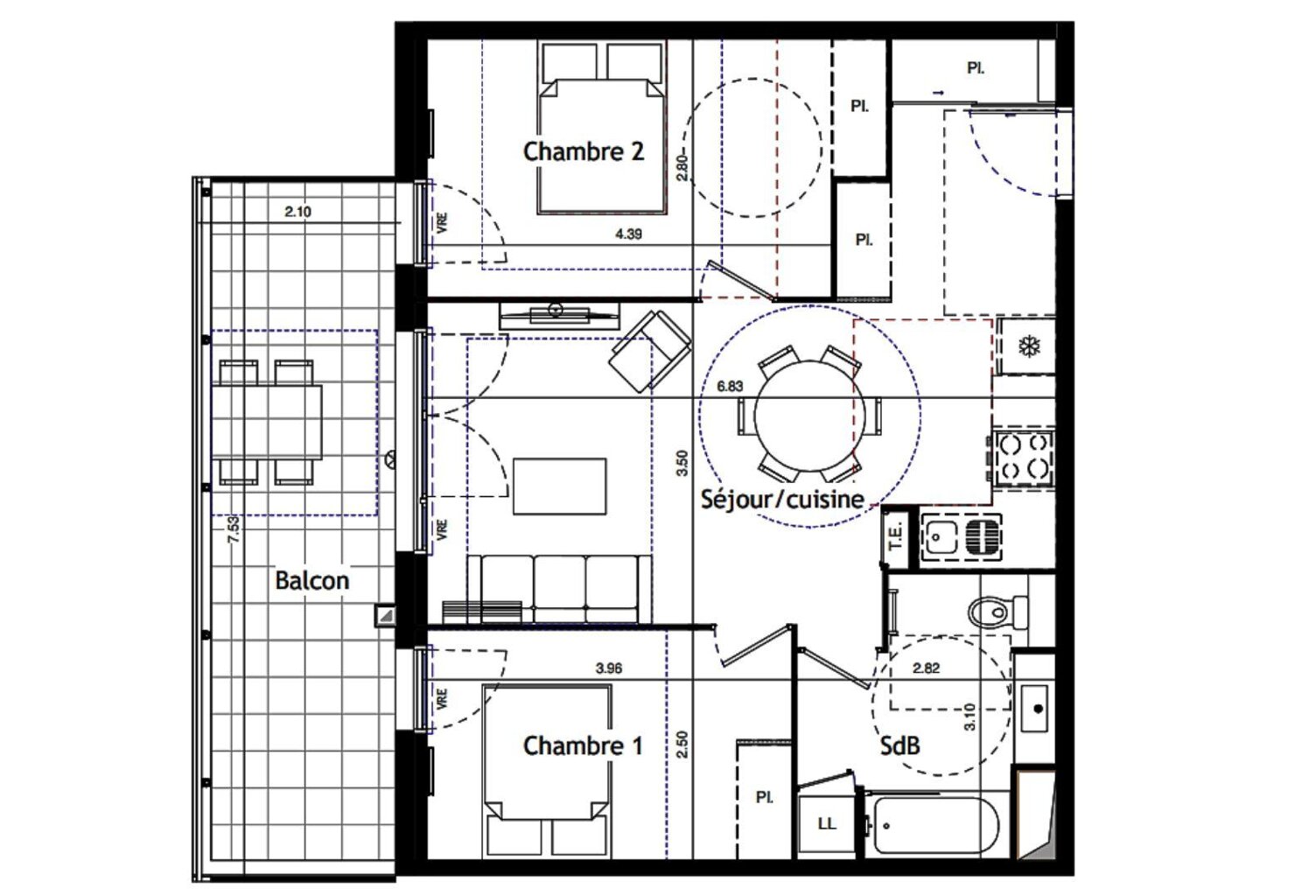 Vente Appartement 3 pièces — photo 1