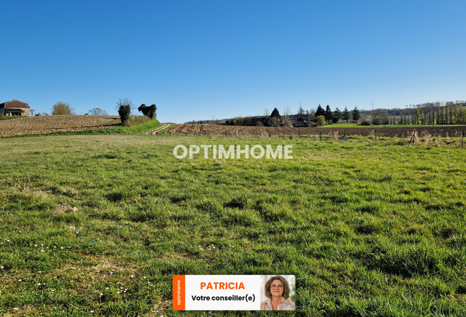 Terrain de 1 405,00 m² MONTETON (47) — photo 1