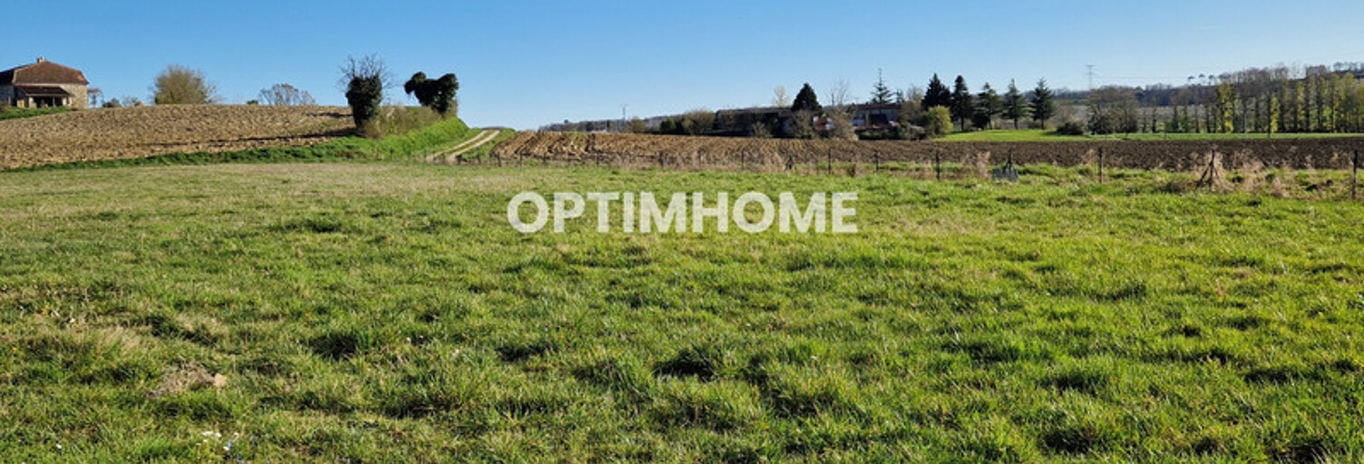 Terrain  1405 m² à vendre à Monteton (47120)