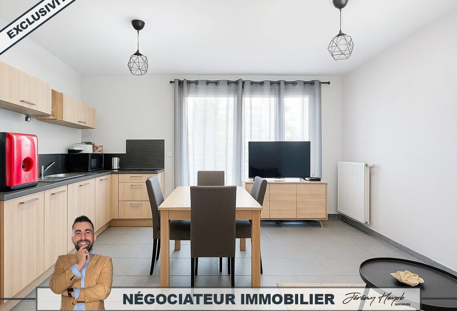 Eliot, un T3 moderne au prix d'un T2 — photo 1
