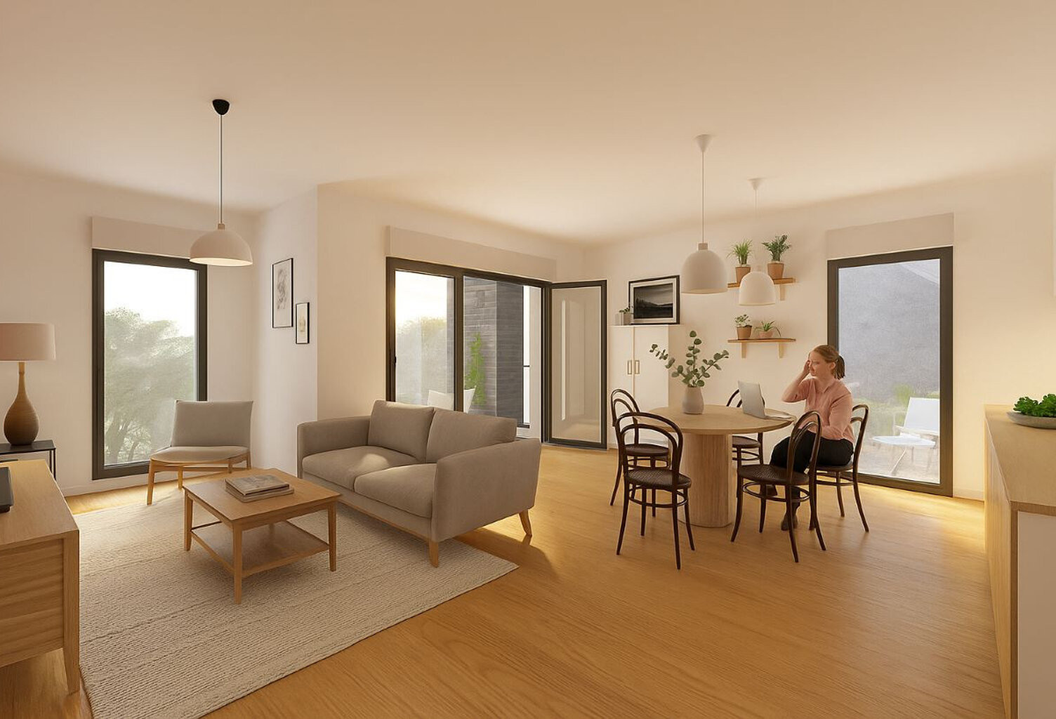 Vente programme neuf T4, T5 91 à 107 m² Villeneuve-d'Ascq (59650) — photo 1