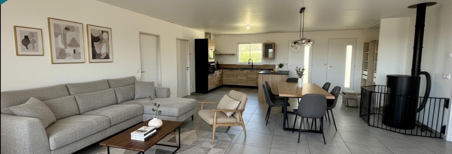 Maison 6 Pièces 99 m² à vendre à Montmiral (26750)