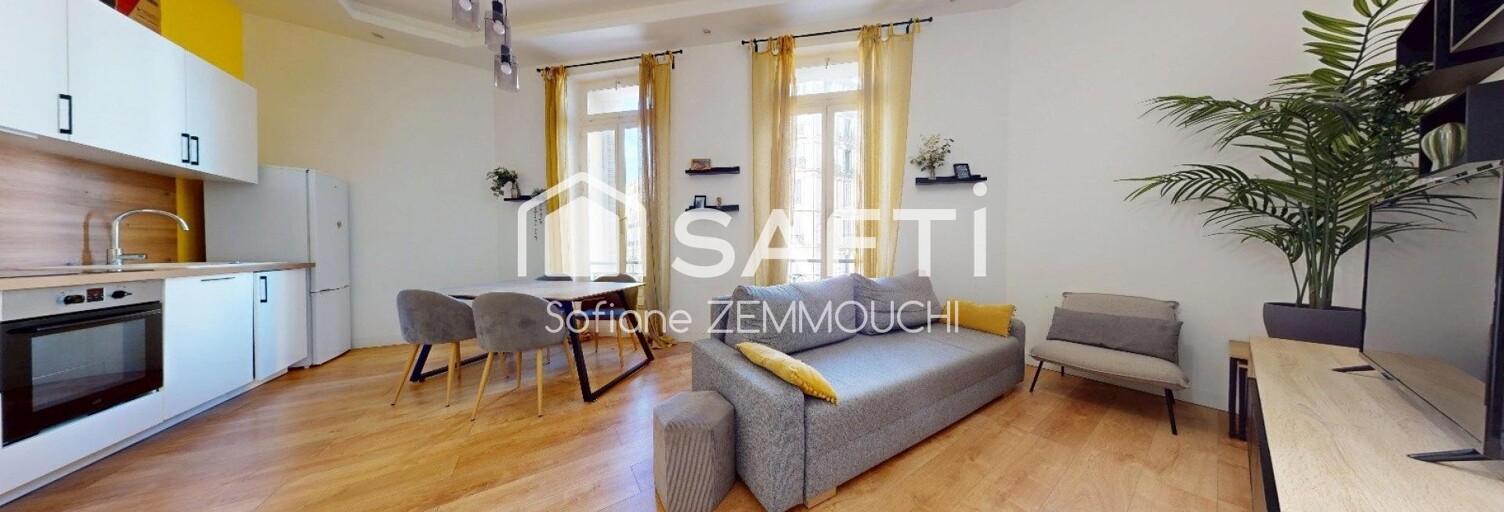 Appartement 3 Pièces 59 m² à vendre à Marseille 2 (13002)