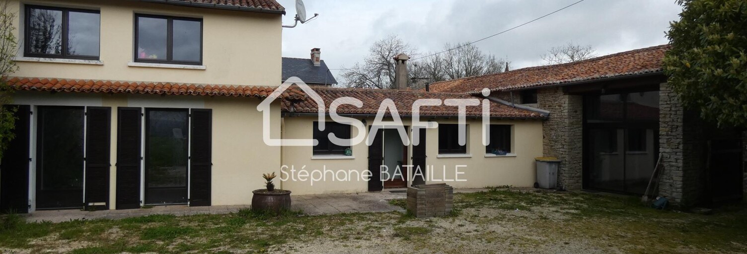 Maison 4 Pièces 158 m² à vendre à Mazeuil (86110)