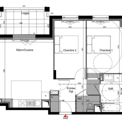 Appartement 3 pièces 379000 €
