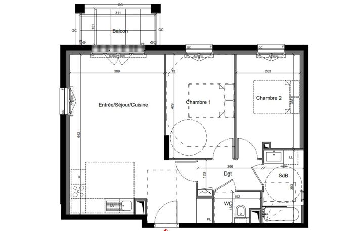 Vente Appartement 3 pièces — photo 4