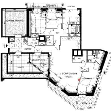 Appartement 5 pièces 1095000 €