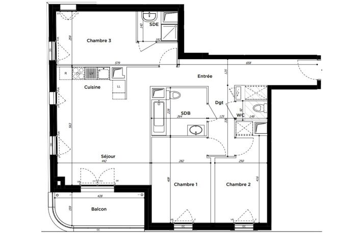 Vente Appartement 4 pièces — photo 4